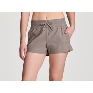 AVALANCHE In Waves Hiking Shorts ~Women's SMALL~ Running Athletic Drawstring Tan